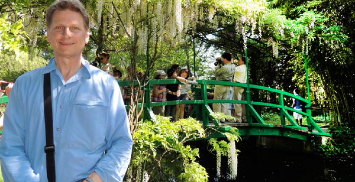 Greg at Giverny in France